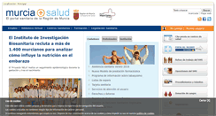 Desktop Screenshot of murciasalud.es